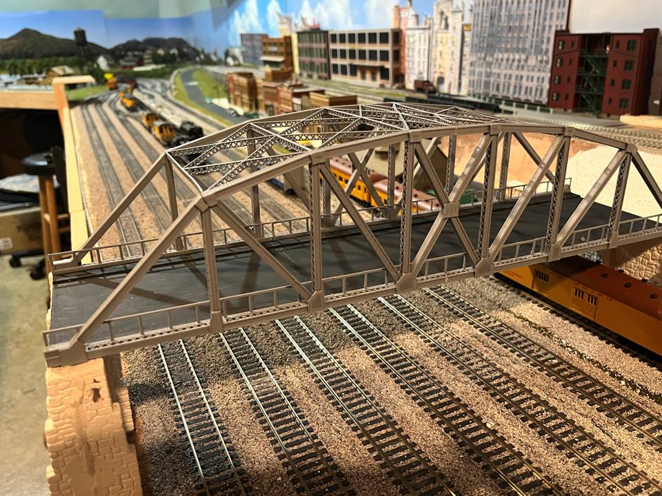 HO Scale 145 Ft Highway Arched Truss Bridge