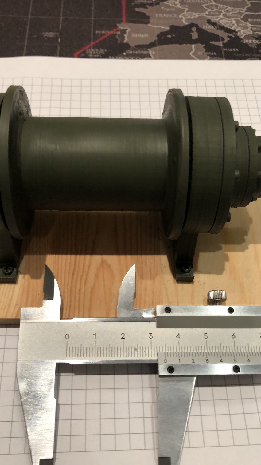 Heavy recovery winch 1:10