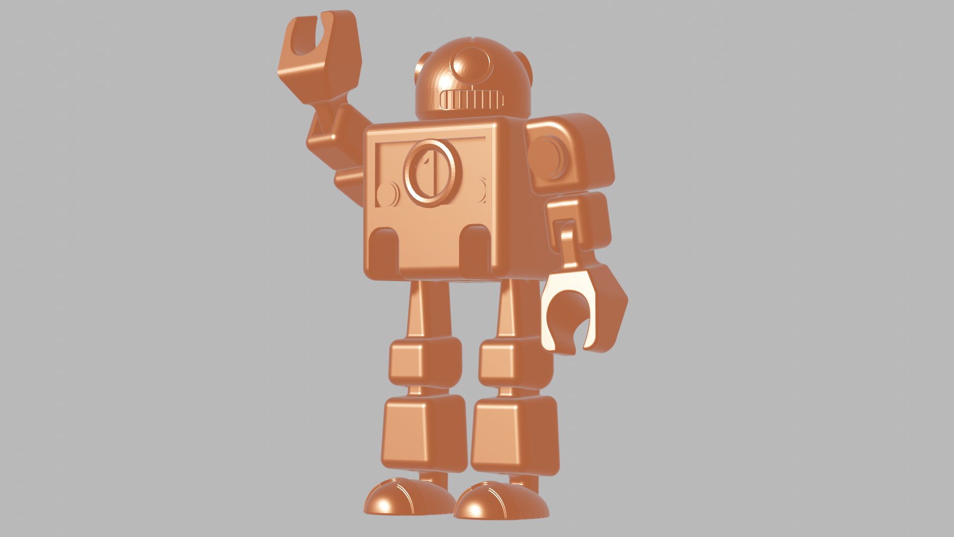 Print in Place Ultra Killbot Mini (Killbot Mini Toy)