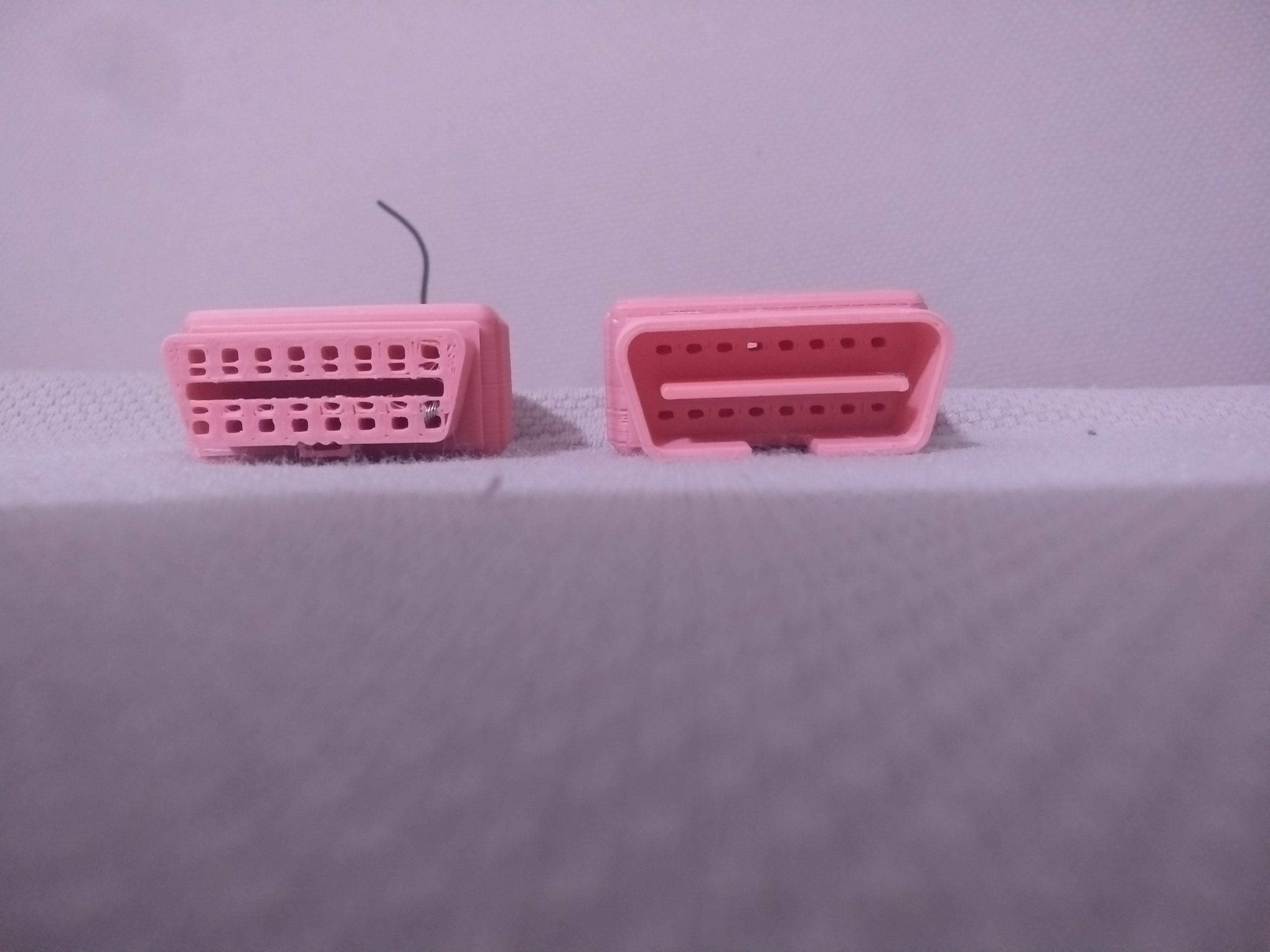 OBD male female connector
