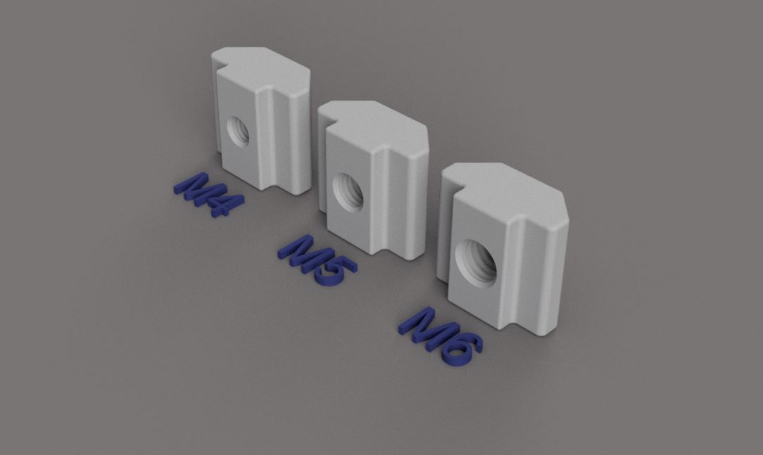 T-Slot Nuts 3030 Alu Profile - M4 M5 M6 Threads