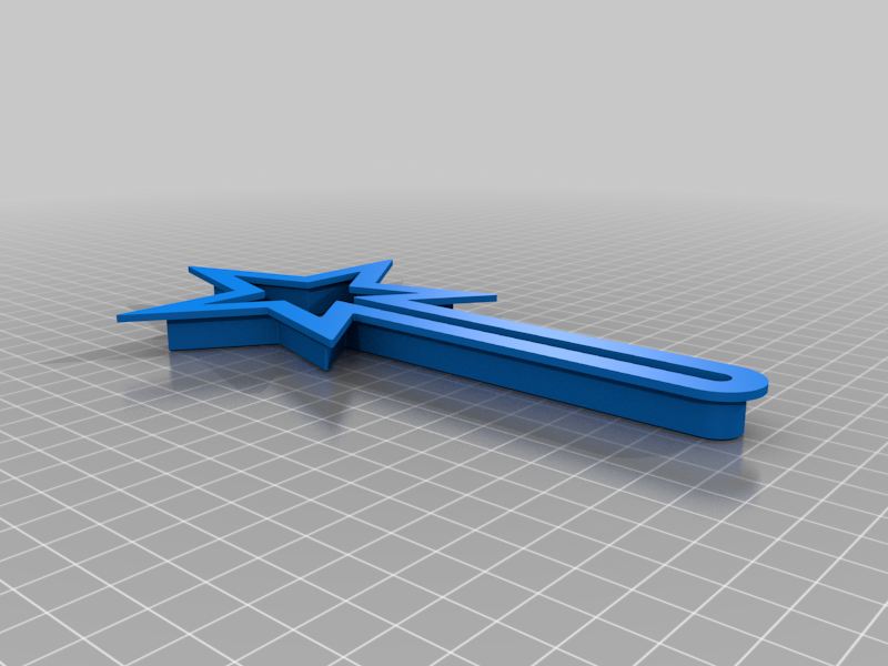 Magic wand cookie cutter