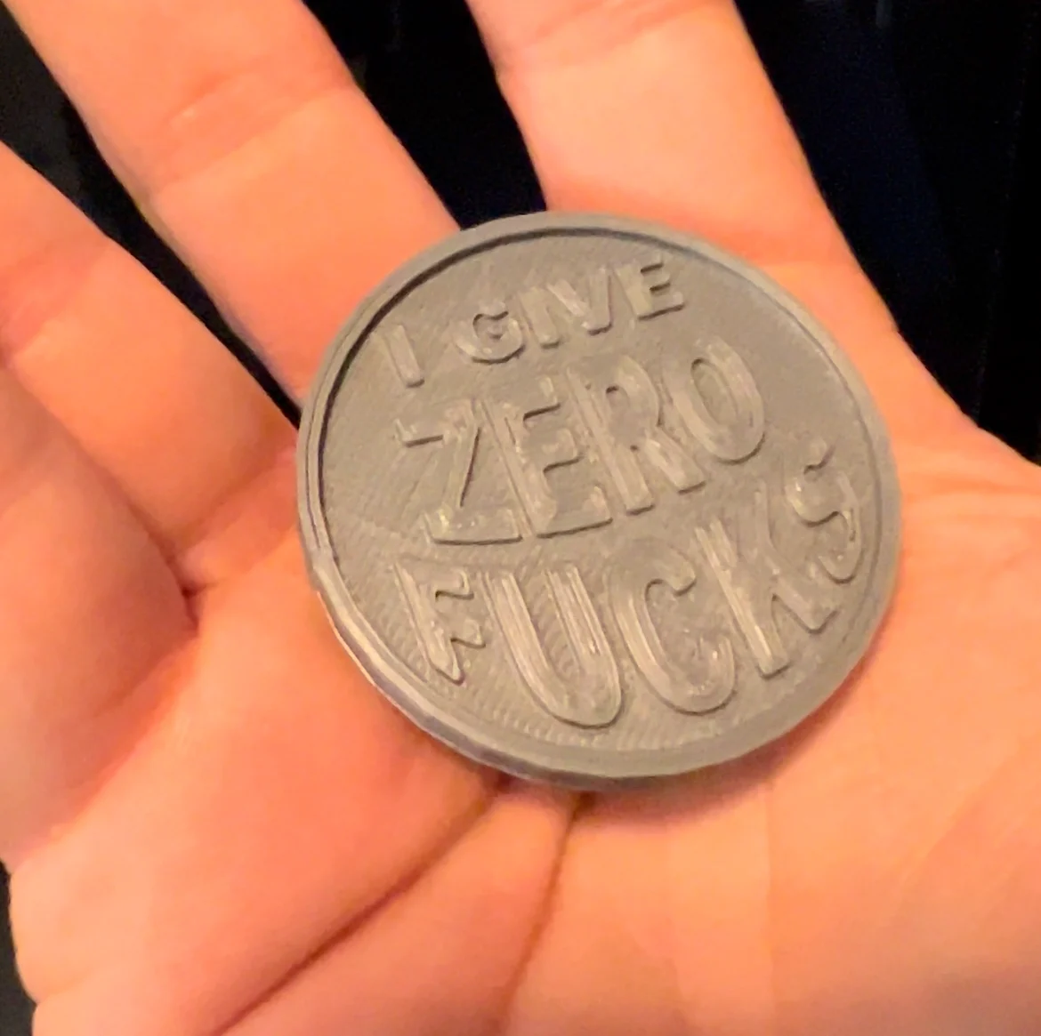 I Give Zero Fucks Coin / Token