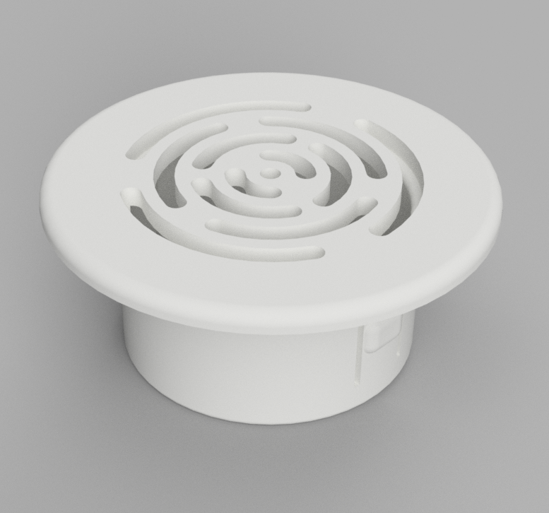 Vent cover for 45mm. tube