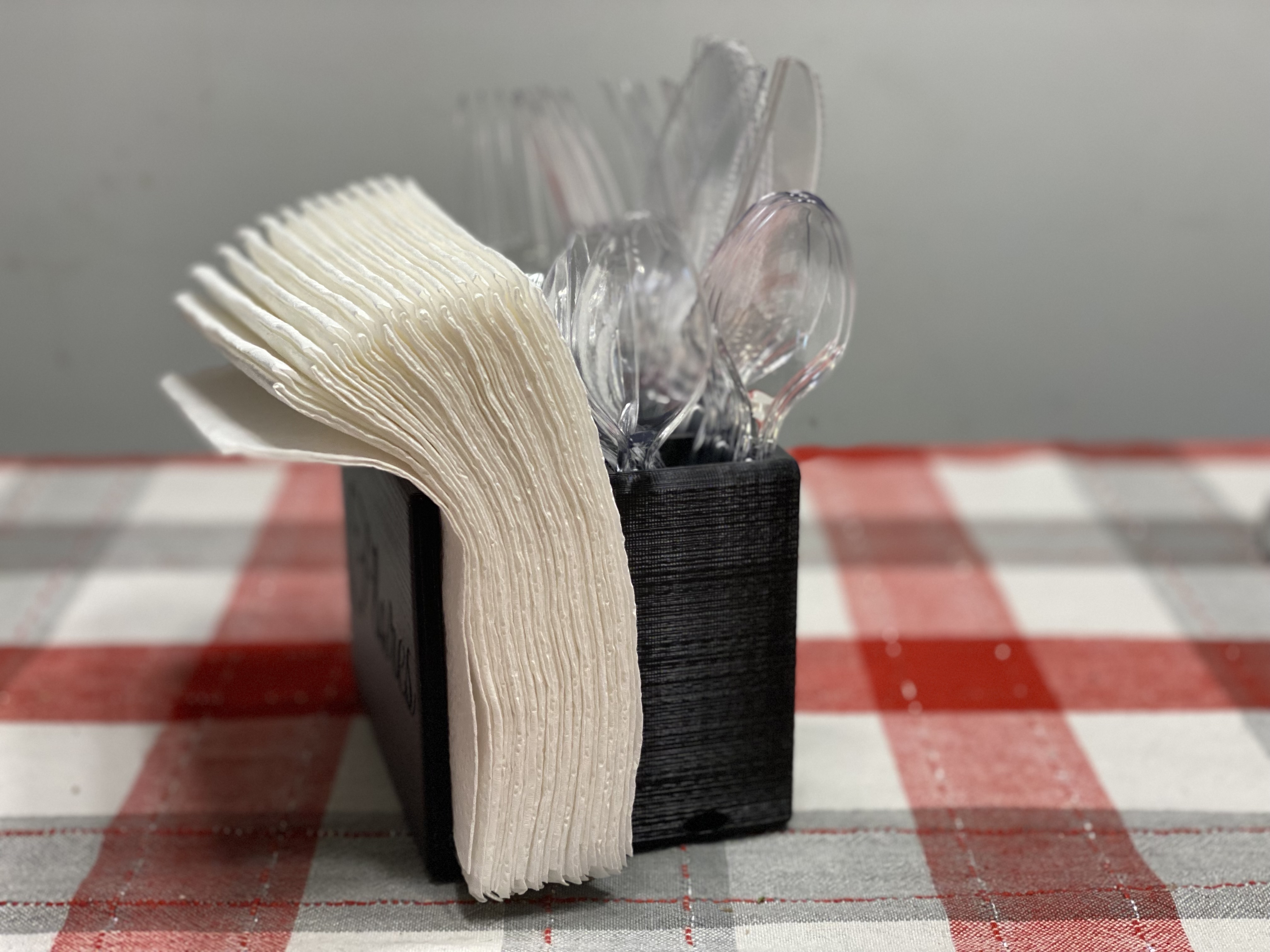 Napkin and Utensil Holder