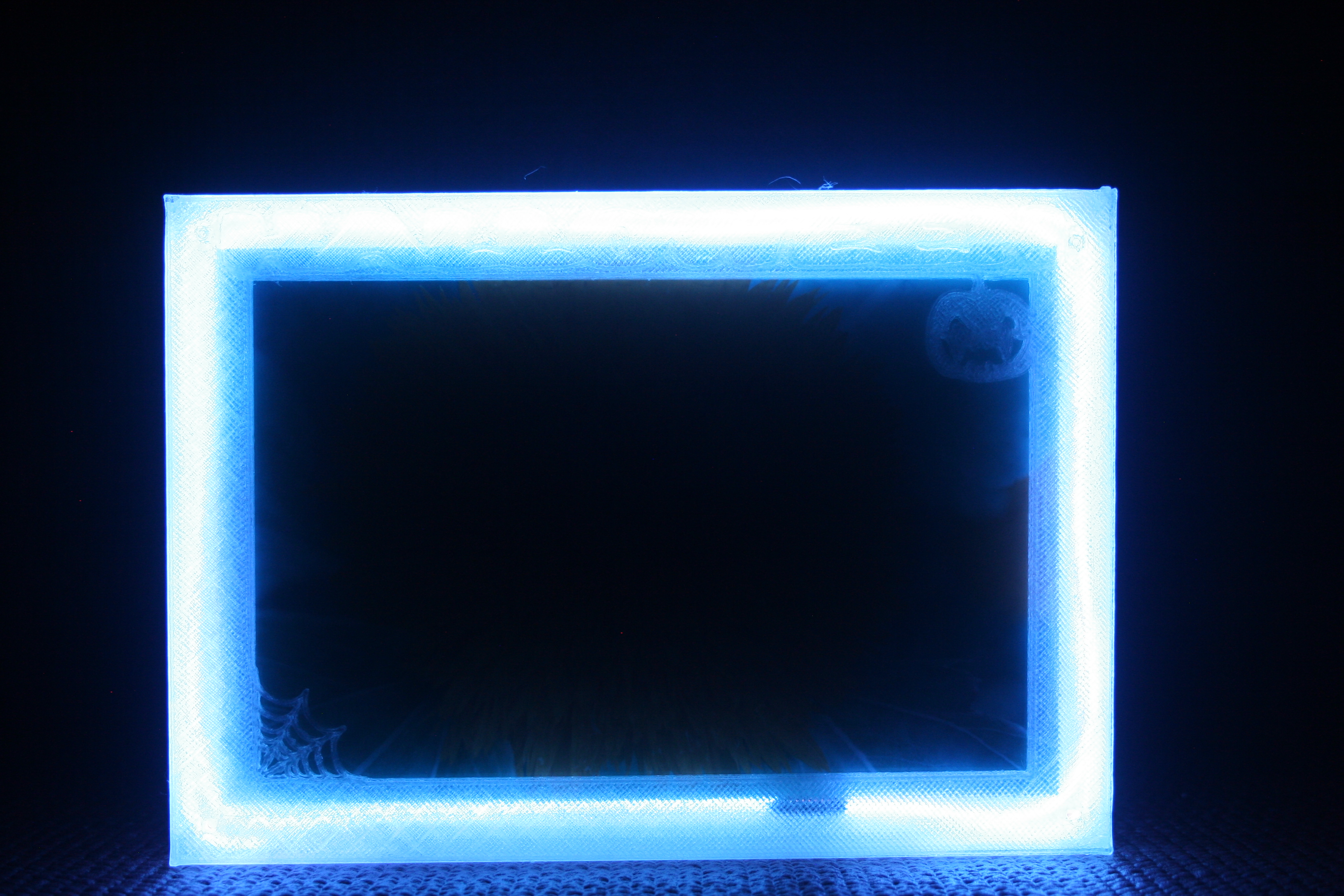 EL Wire Halloween Photo frame