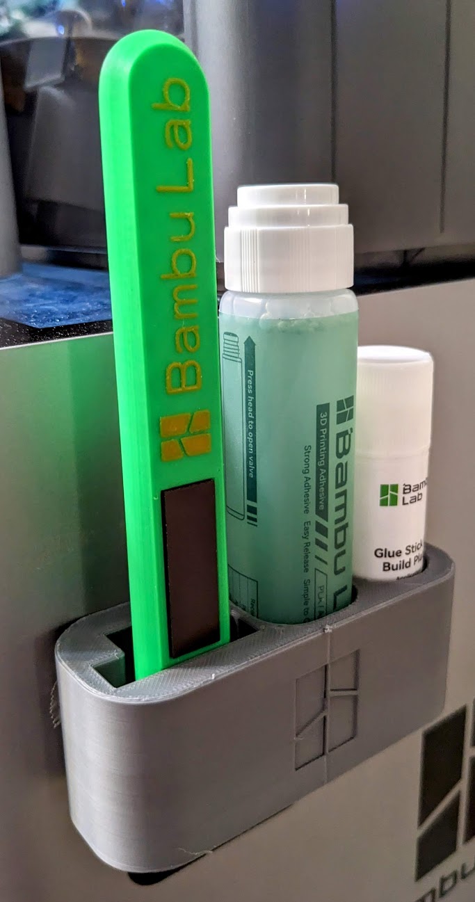 BambuLab Liquid Glue & Scraper Holder