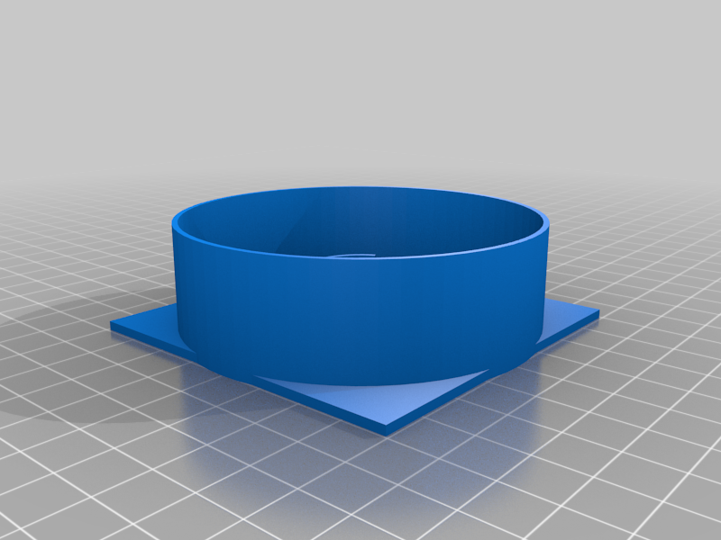 RF300 motor mount for 80mm pc fan size square shaped