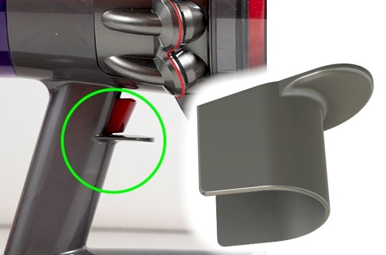 DYSON cordless vacuum cleaner handle repair / DYSON Akku-Sauger Griff Reparatur