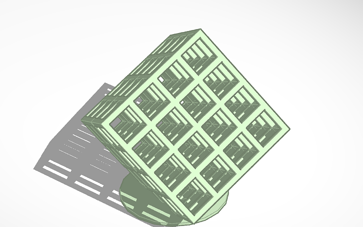 4 By 4 Lattice Cube