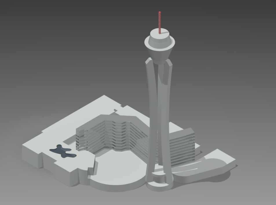 Las Vegas Stratosphere Hotel and Casino - The Tallest Free Standing Observation Tower in the US