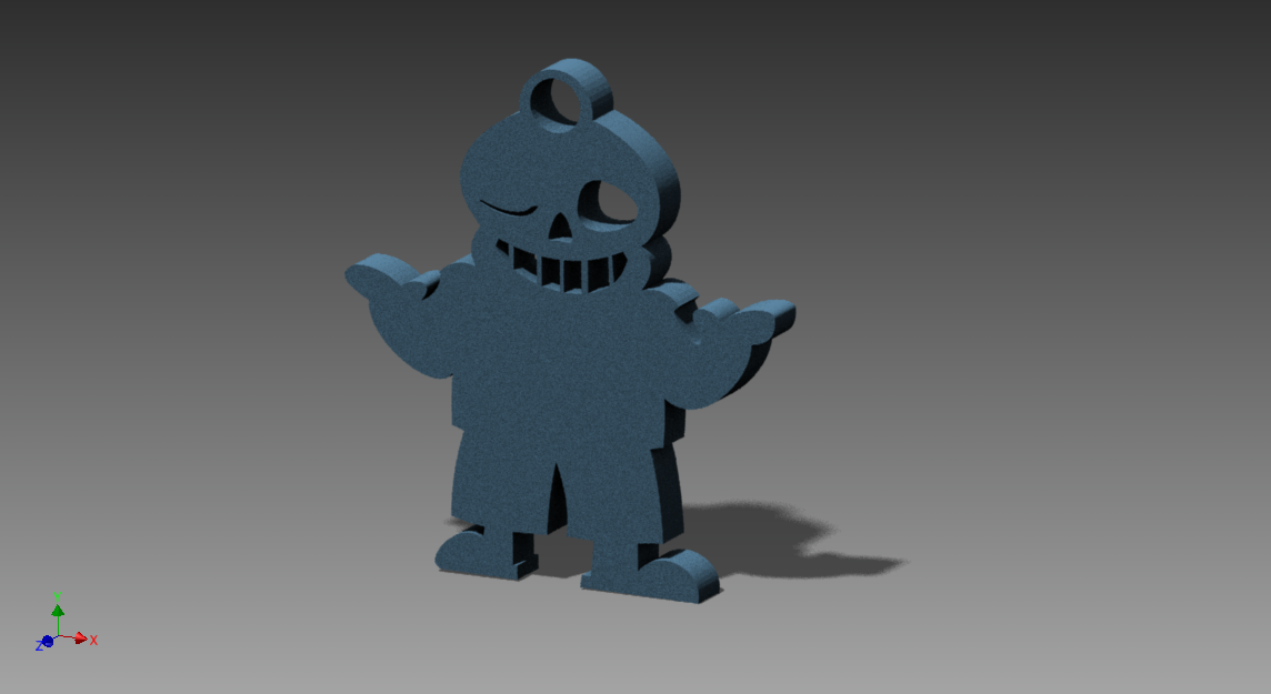 Undertale - Sans Keychain