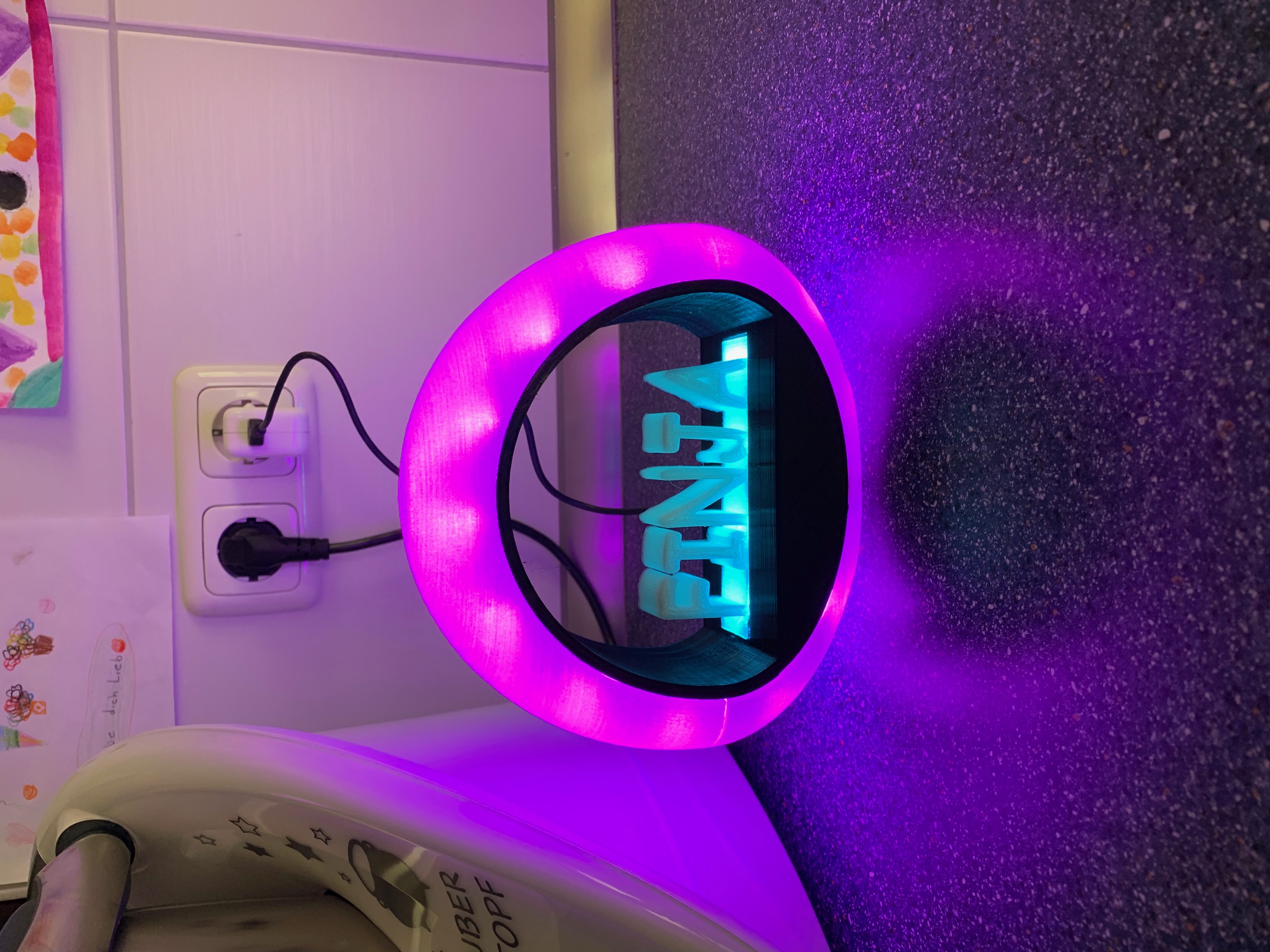 3D Lamp with Name ..... Lampe mit Namen