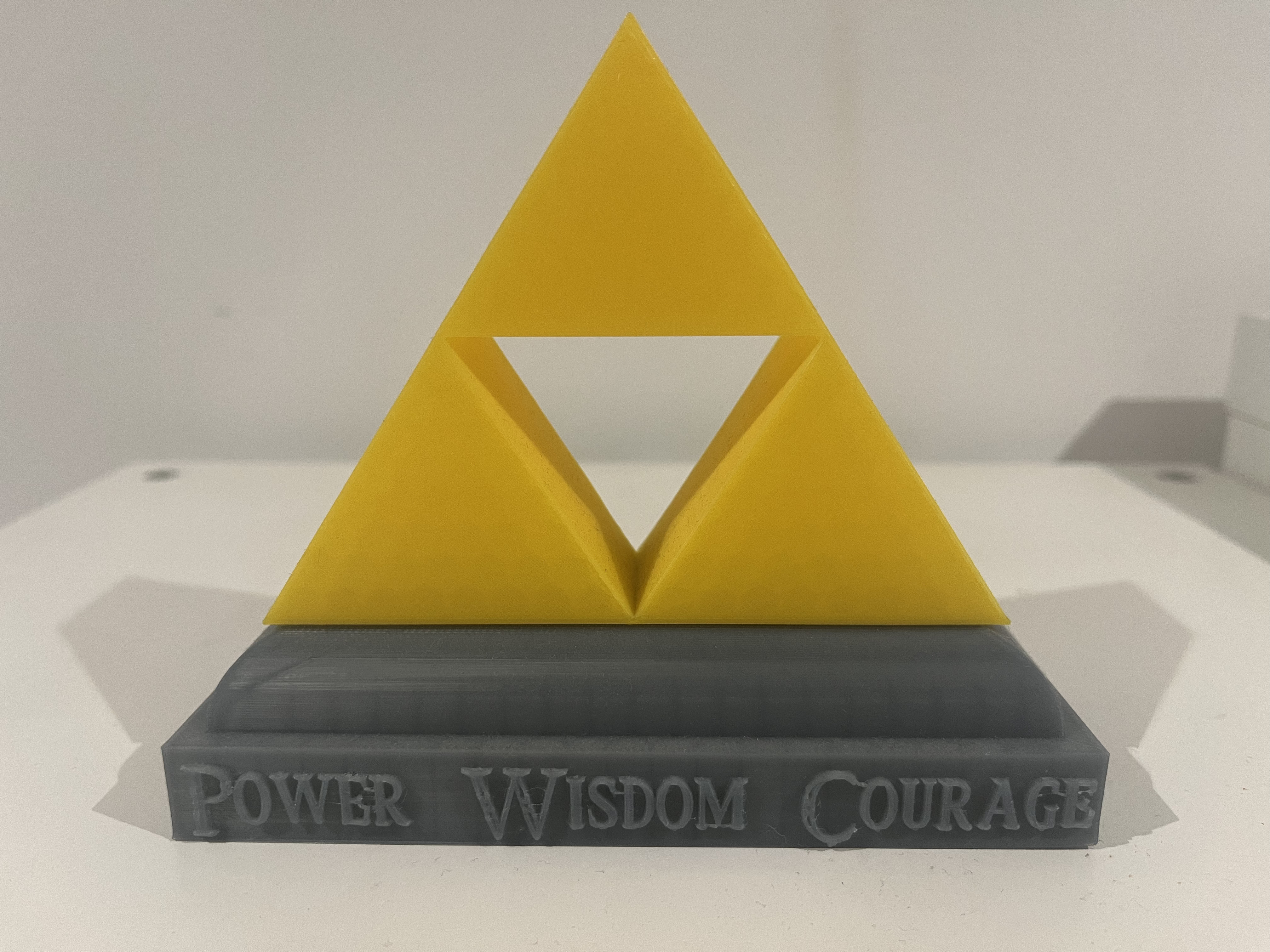 Zelda Triforce with Base