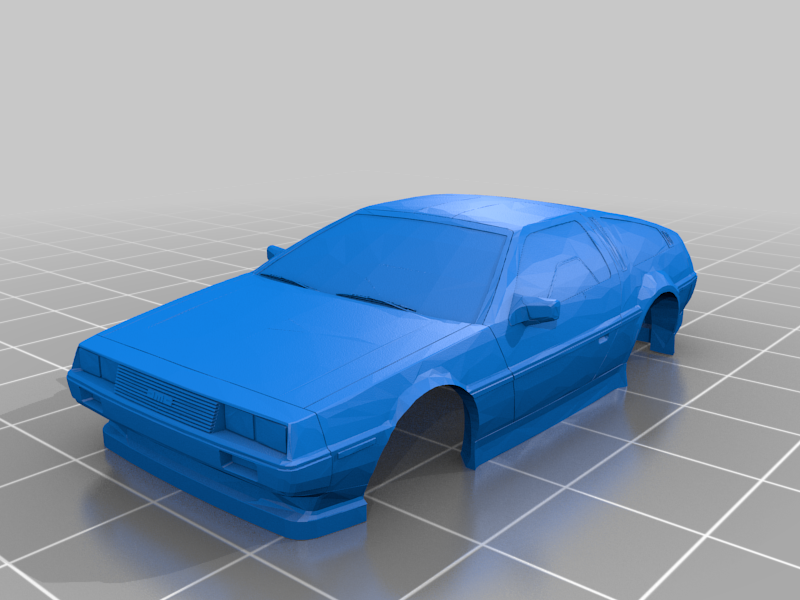 Back to The Future car- Turbo Racing Body Shell 1:76 (Gen2)
