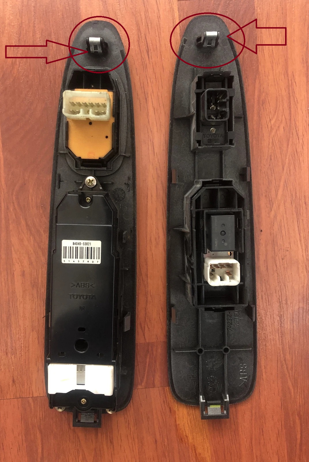 Is200 / is300 window control panel clip.