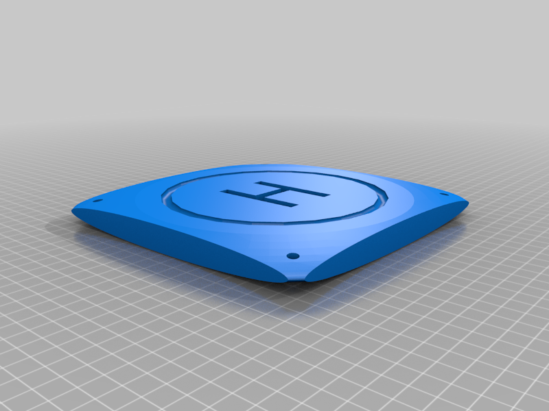 Drone Helipad Landing Pad Starting Platform with Anchors