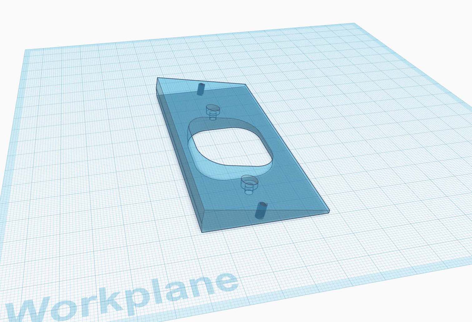 Ring Video Doorbell Wired - 10 Degree Backplate