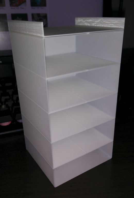 Box Holder for Lightweight Cosmetic Things Printed in Vase Mode