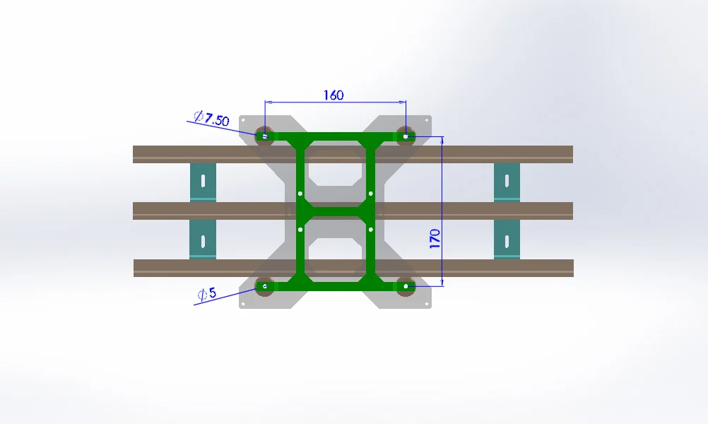 TEVO Tarantula Double Y axis rails