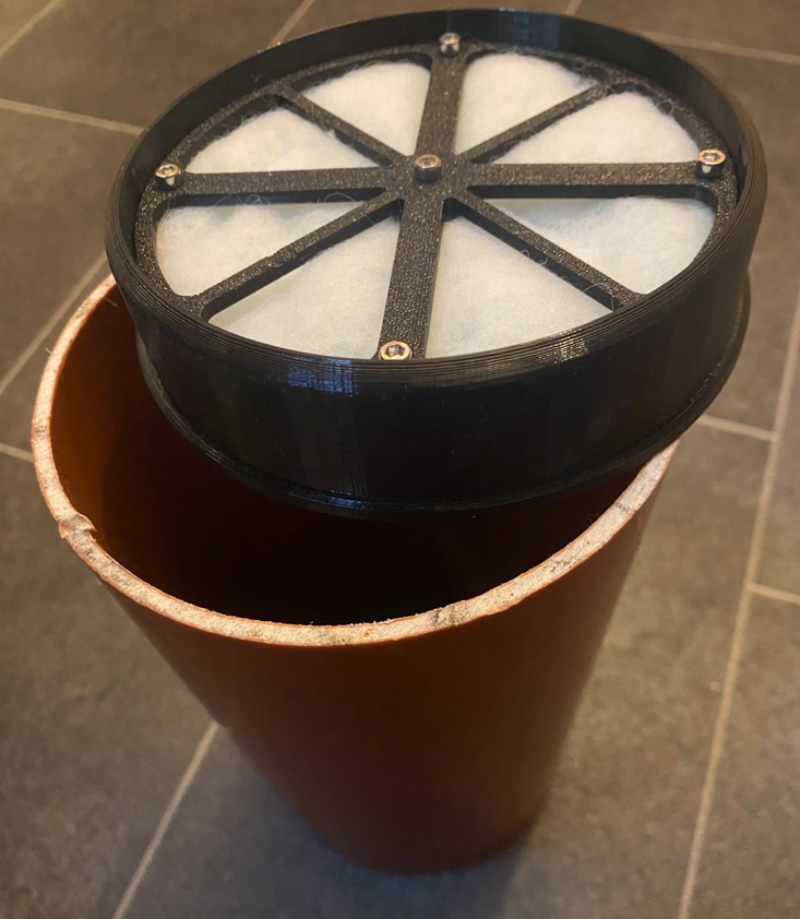 125/118mm Growbox Dust Filter / Staubfilter