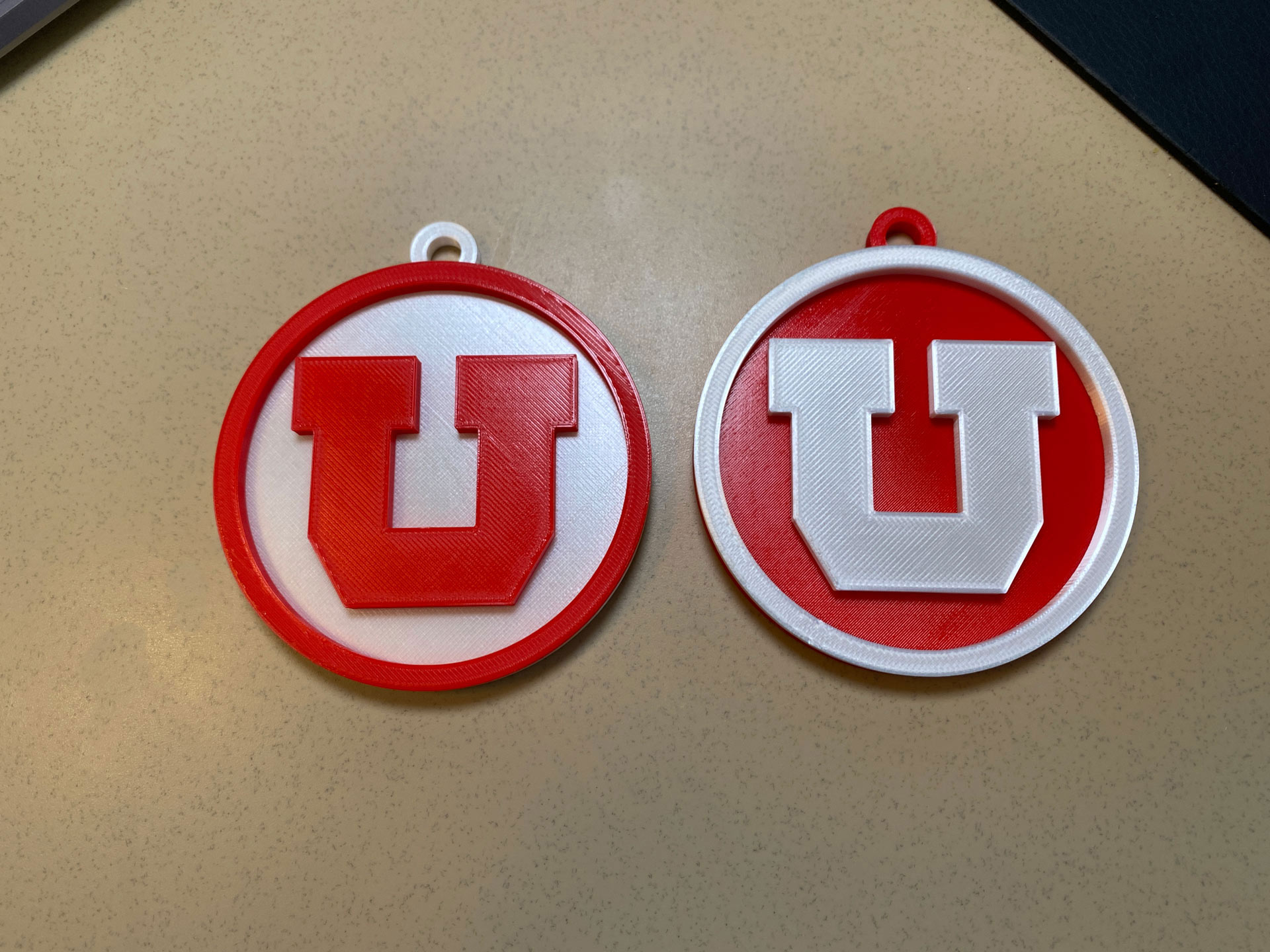 University of Utah Keychain (Block U)