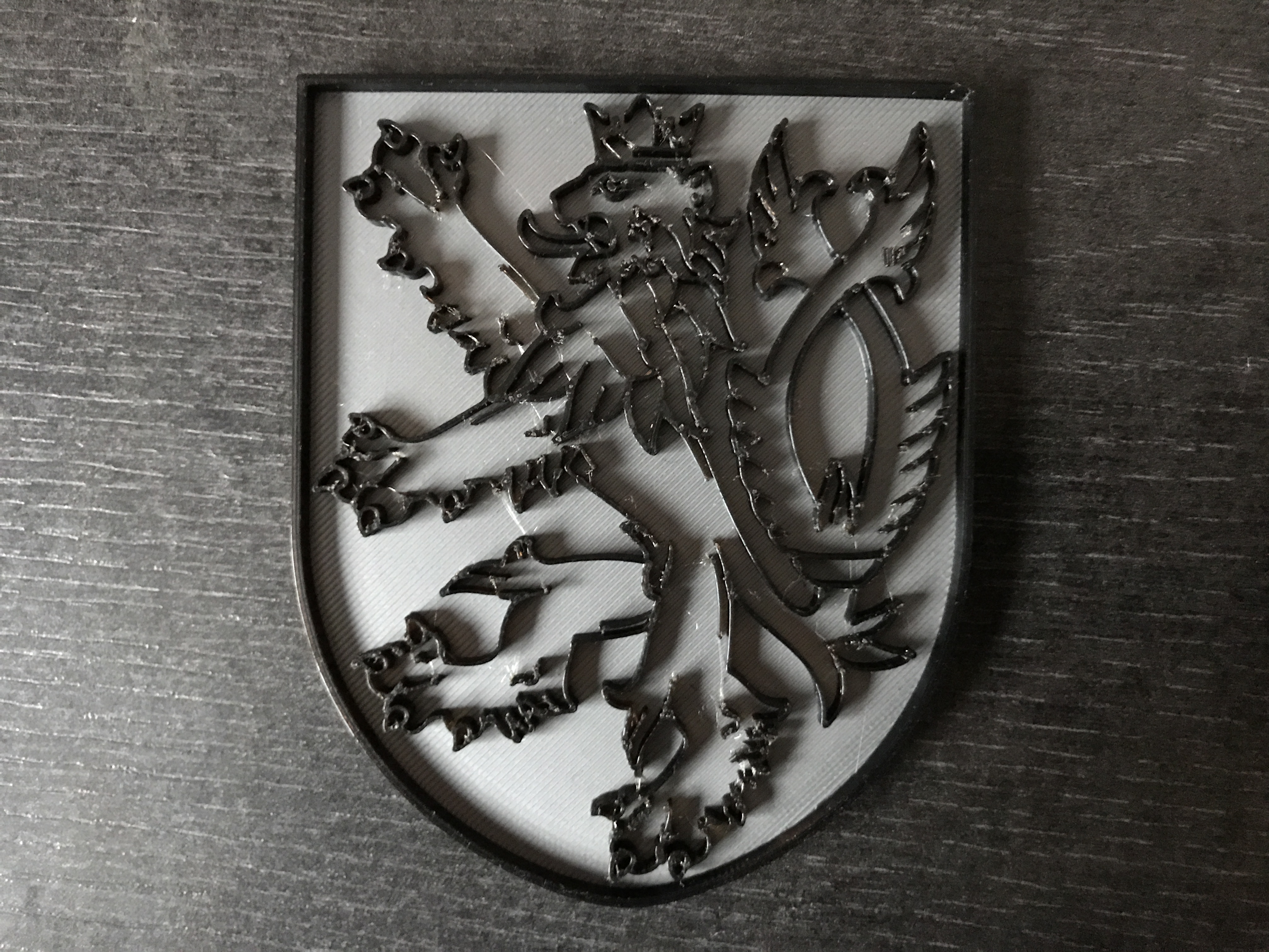 Czech Lion with two tails