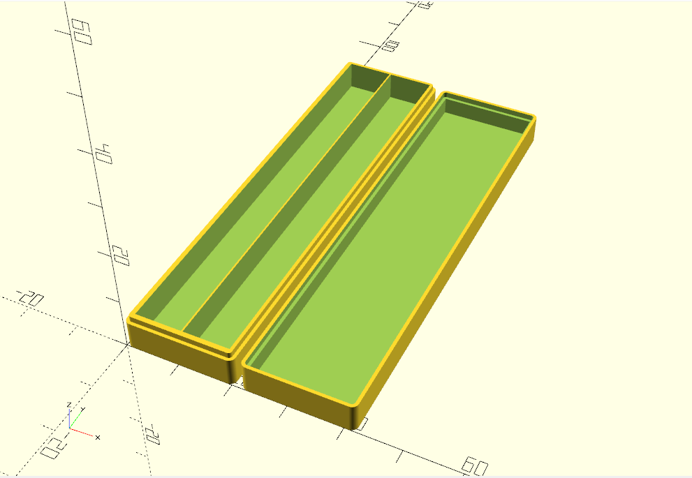 Slide Box (customizable) +with separators