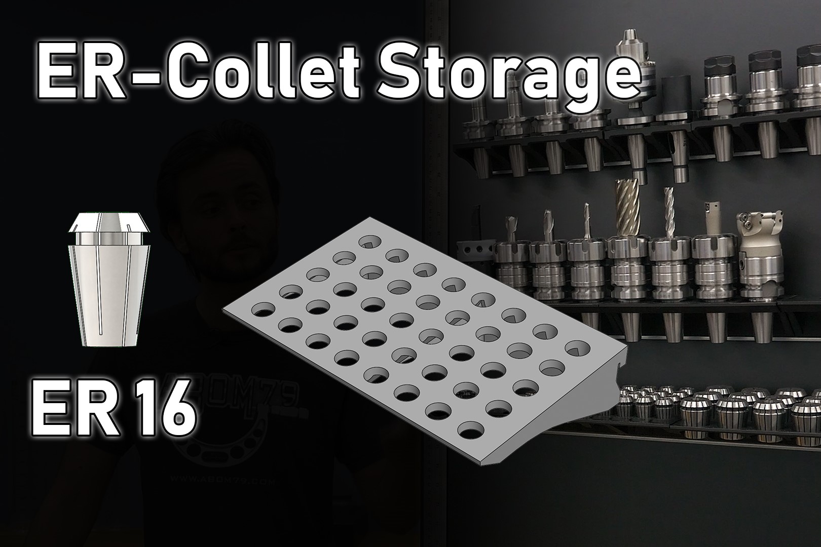 DIN-Rail Storage | ER16 Collets