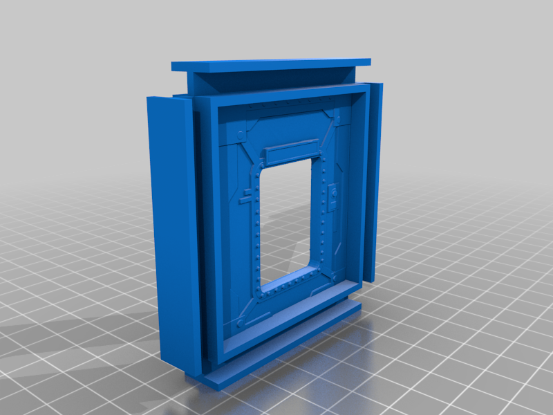 Bulkhead Terrain for Foamcore Wargaming Terrain Remix 3