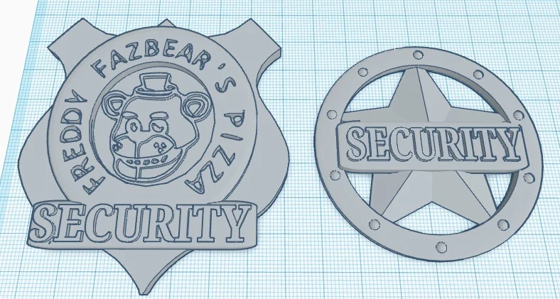 Five Nights At Freddy's Security Guard Badges