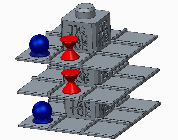 tic tac toe 3D- 3 en raya 3D