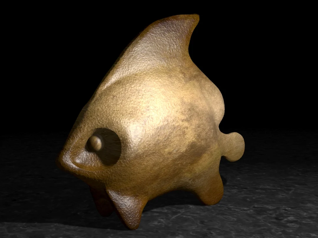 Fish sculpture decoration