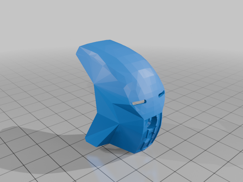 Great Mask of Telekinesis. (Toa Makoki of ice kanohi Matatu) without eyepiece
