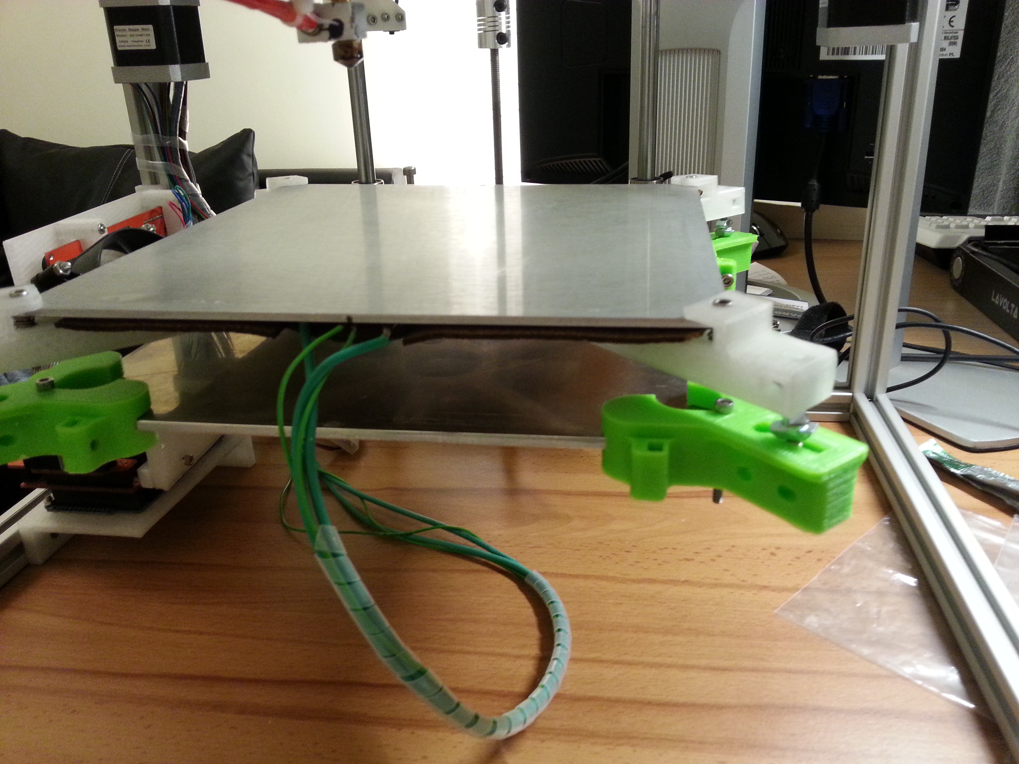 Heatbed alignment system - Easy handling