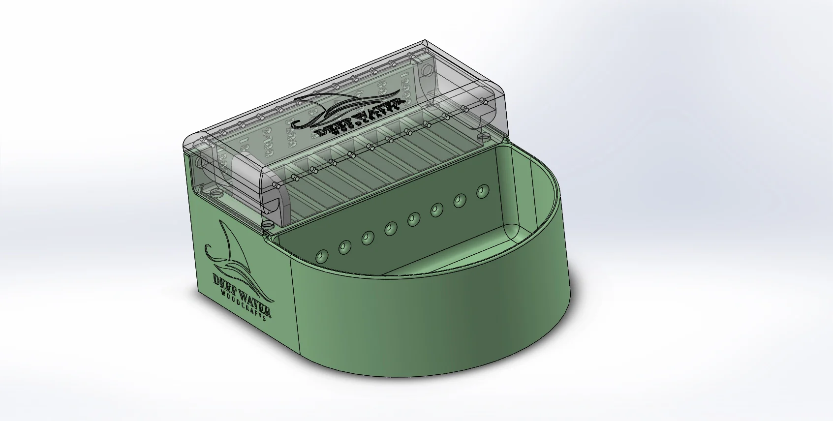 Micro Mesh wet sanding station (V4) with top and water compartment cover
