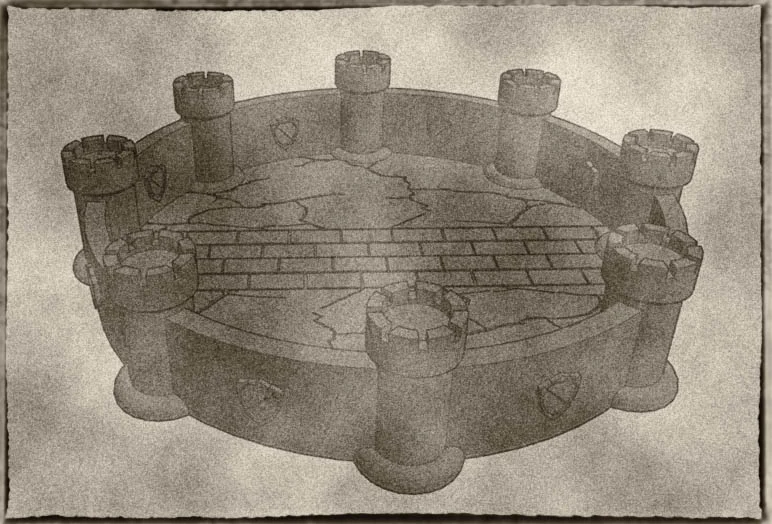 Pillars n Towers Dice Tray #11 For Dungeons & Dragons, Warhammer, Pathfinder and More Tabletop Games