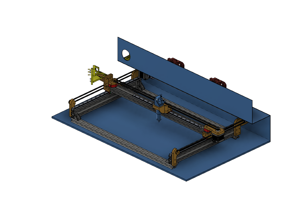 Laser k40 update con guide lineari mgn12