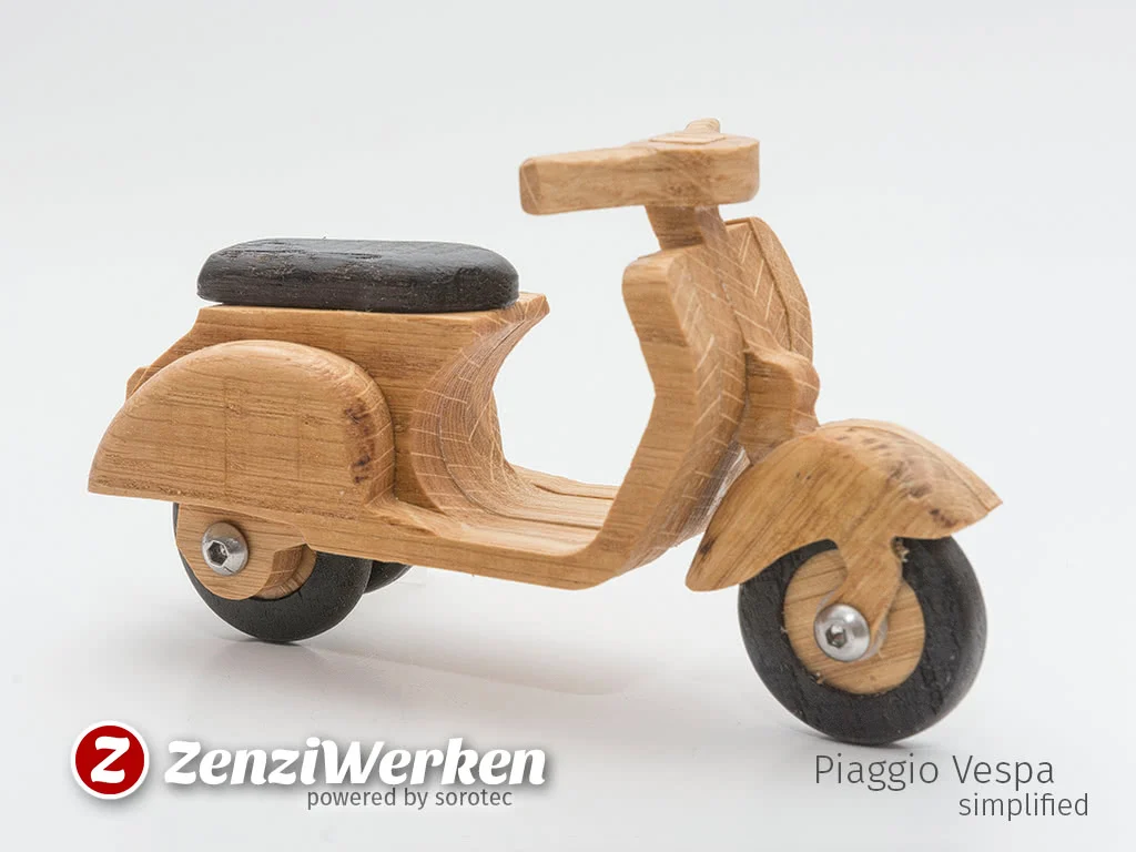 Vespa Piaggio 125 simplified cnc
