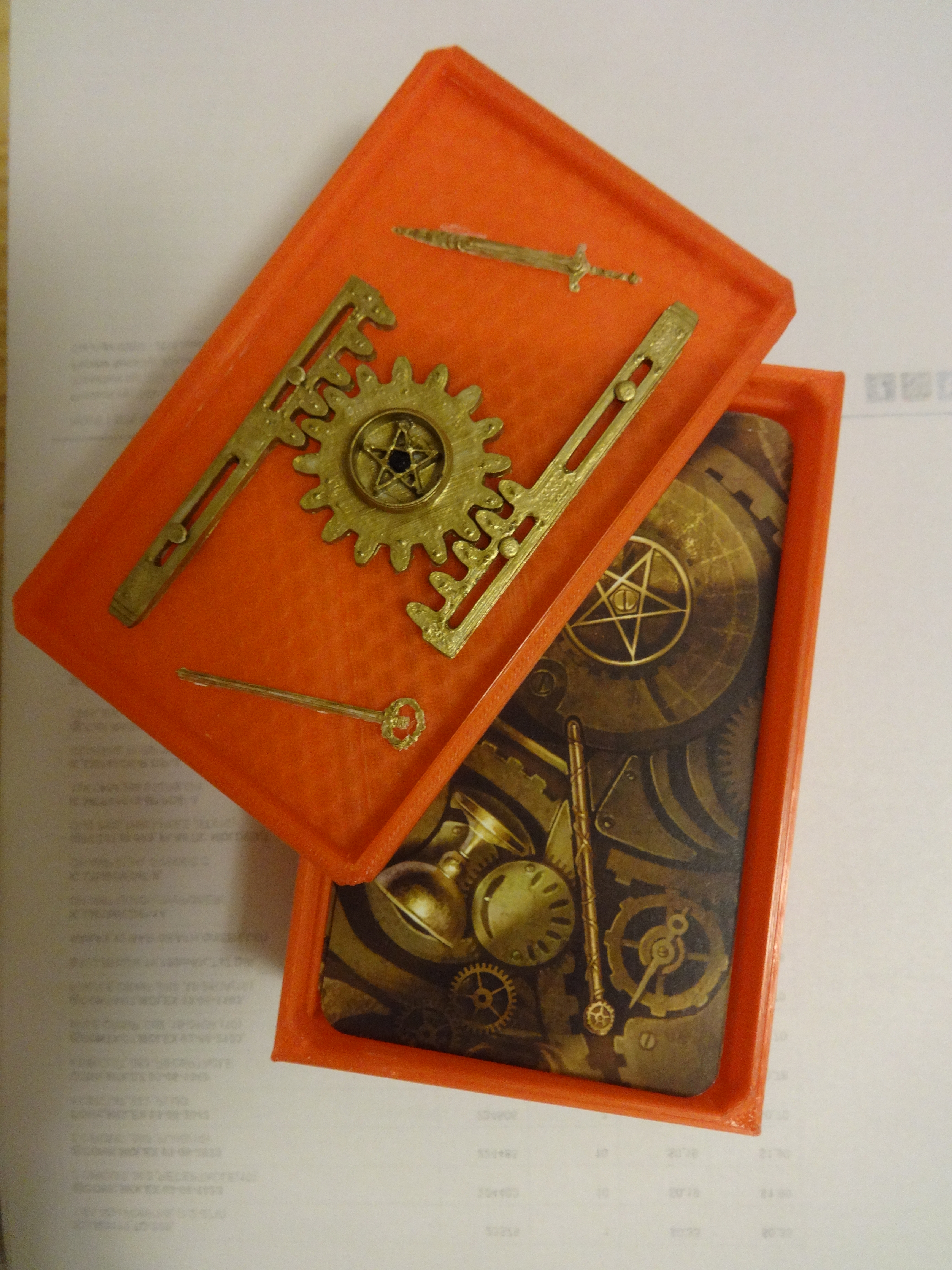 Gear Latching Tarrot Deck Box