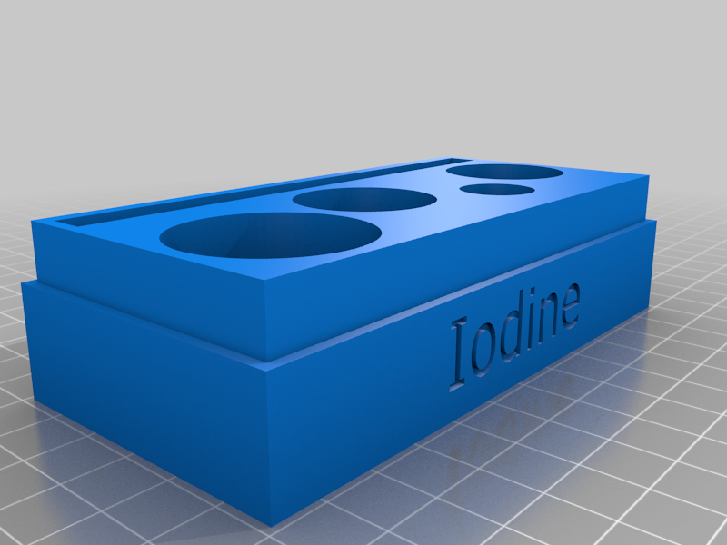 Colombo Marine Iodine test storage box