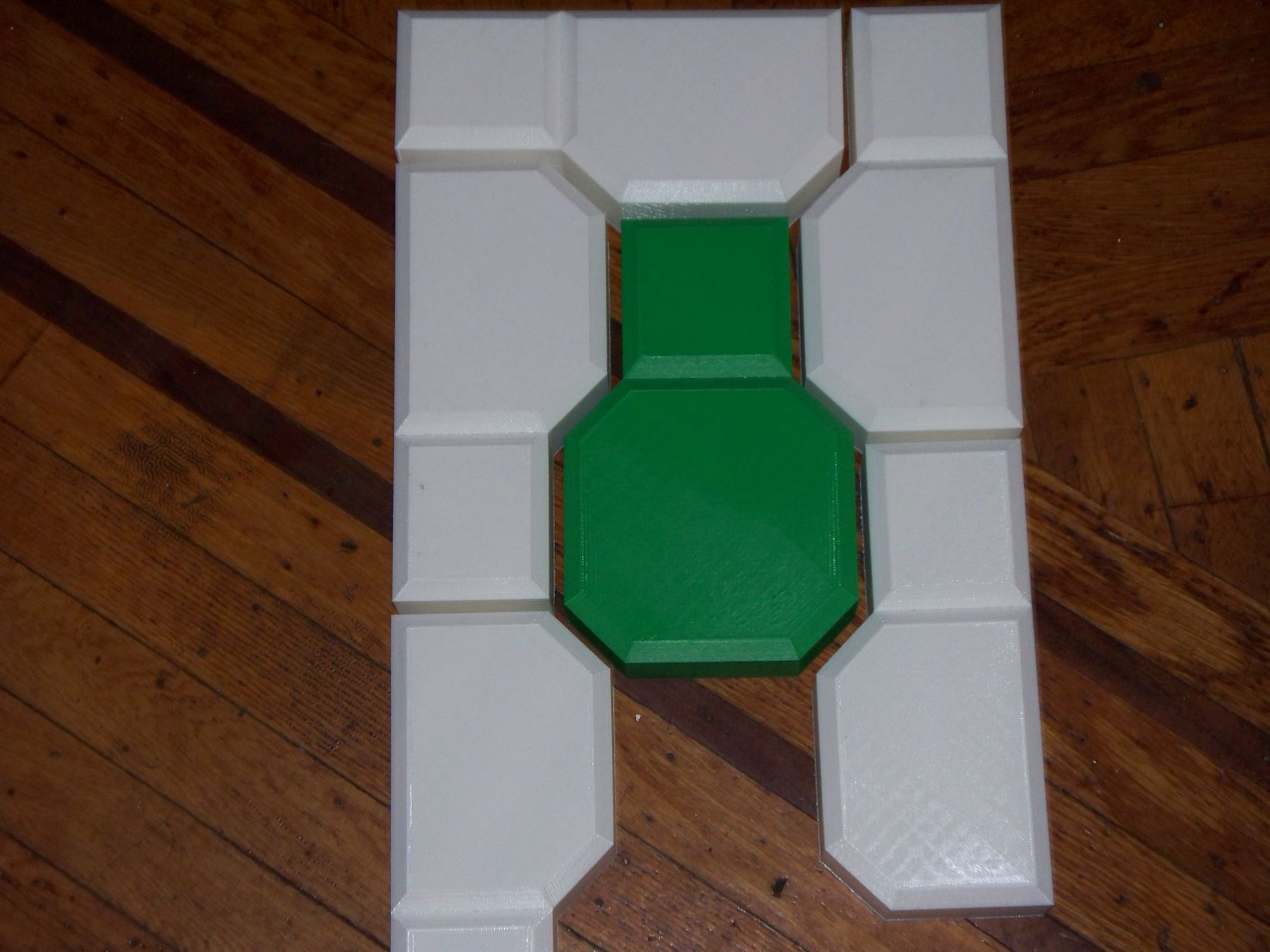 Patio paver cobble & cobble edger blocks.