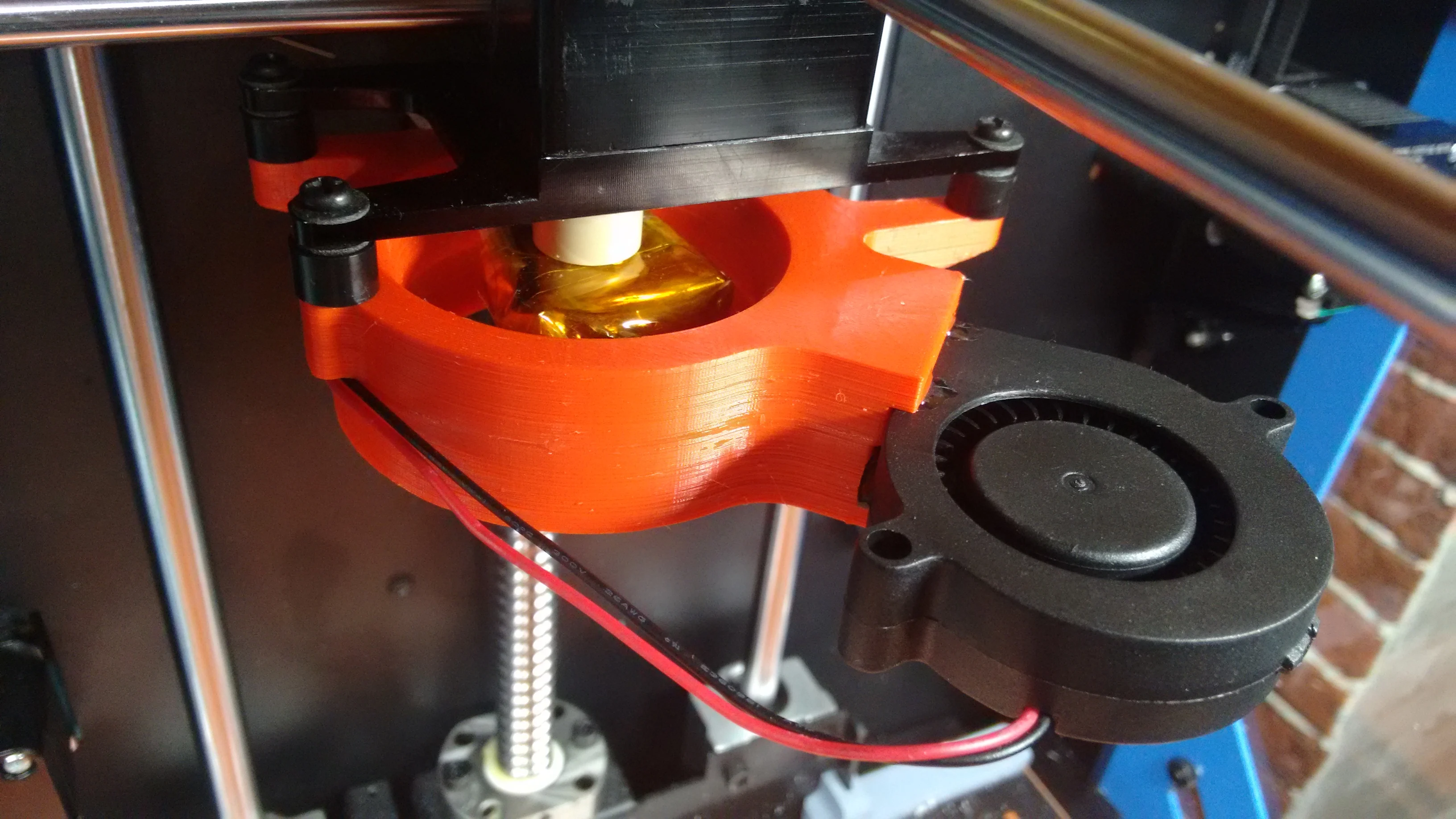 Wanhao D5S Centrifugal blower / fan cooling duct