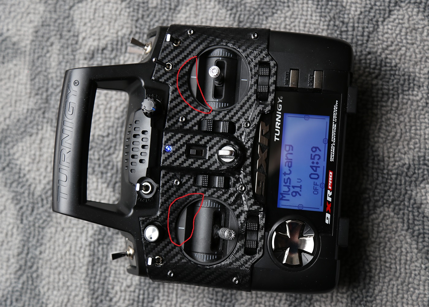Turnigy 9xr/pro faceplate