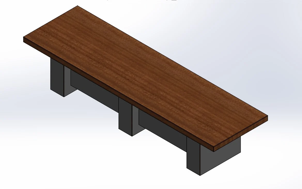 Office Meeting Table (Scale 1:96)