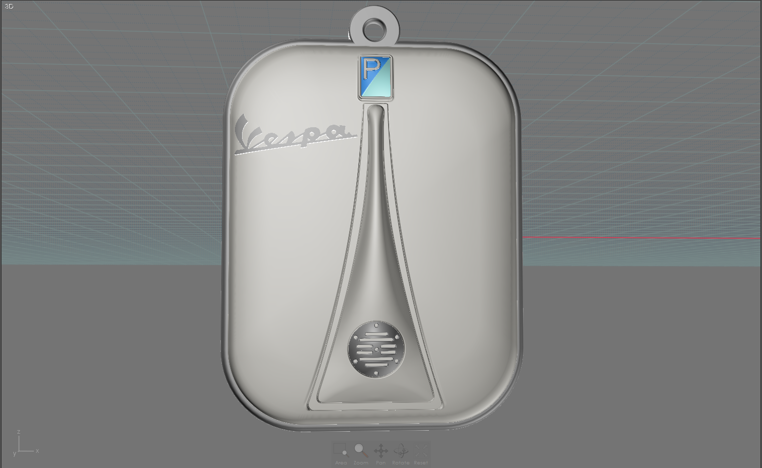 Vespa portachiavi Keychain pendant