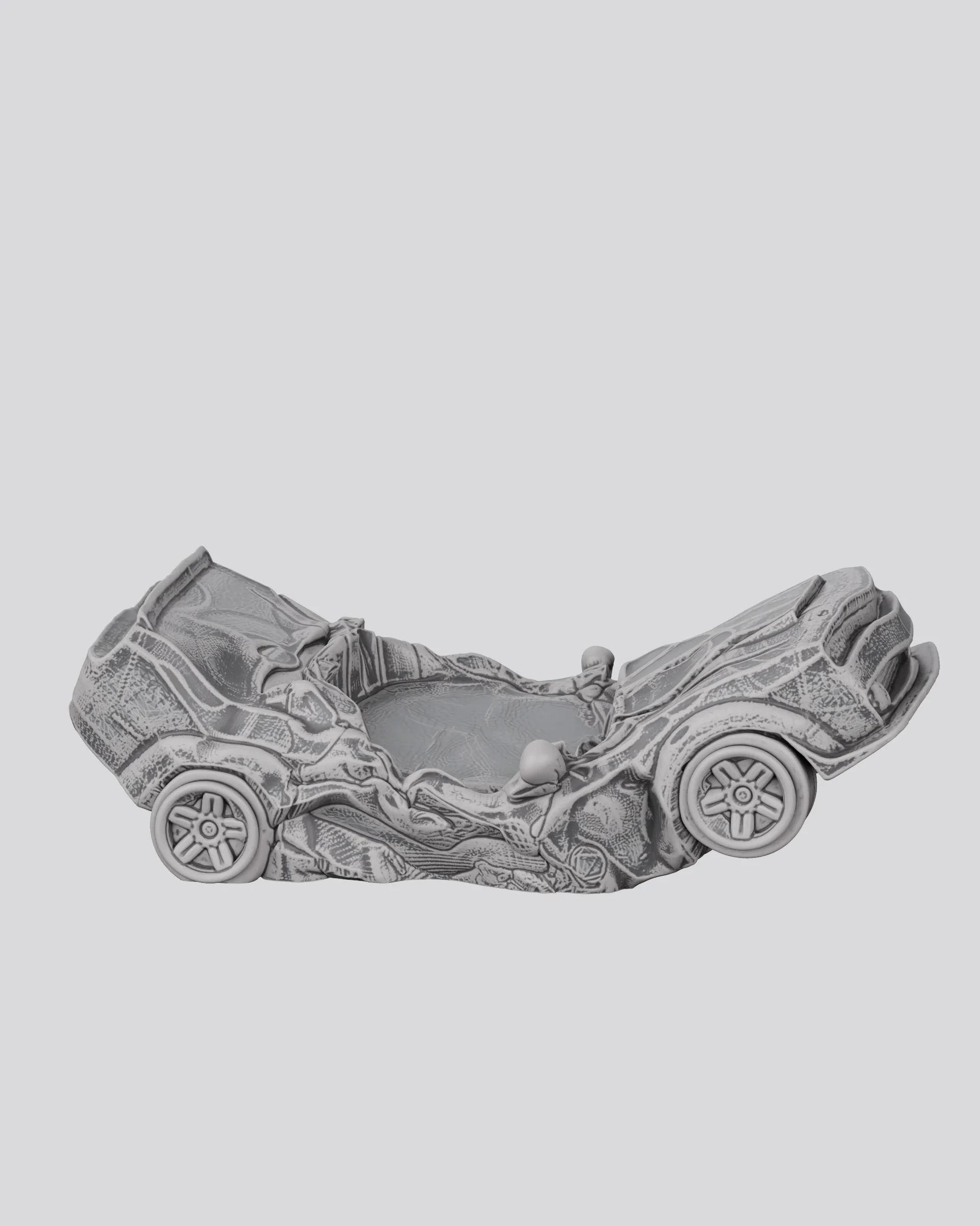Smashed Car Miniature Base