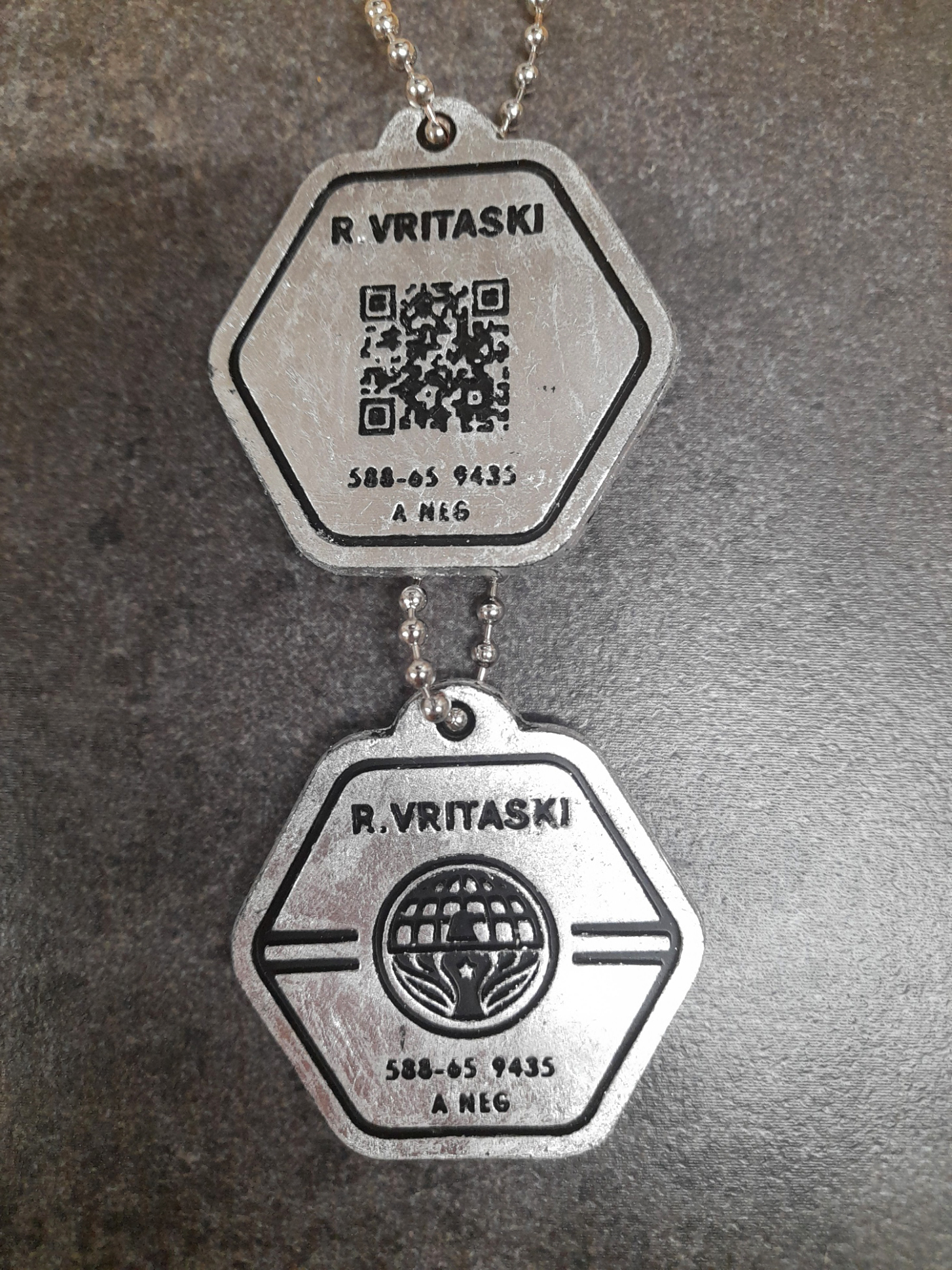 Angel of Verdun Dog Tags (Edge of Tomorrow)