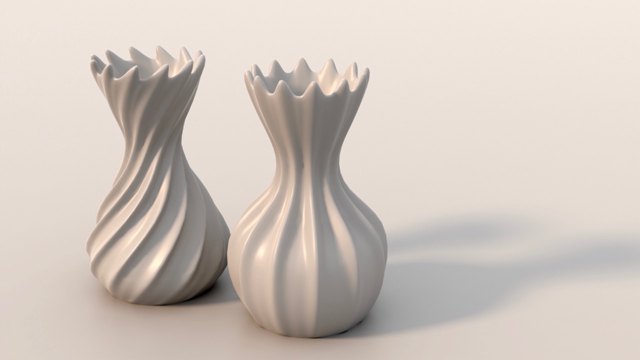 Corrugated Vase