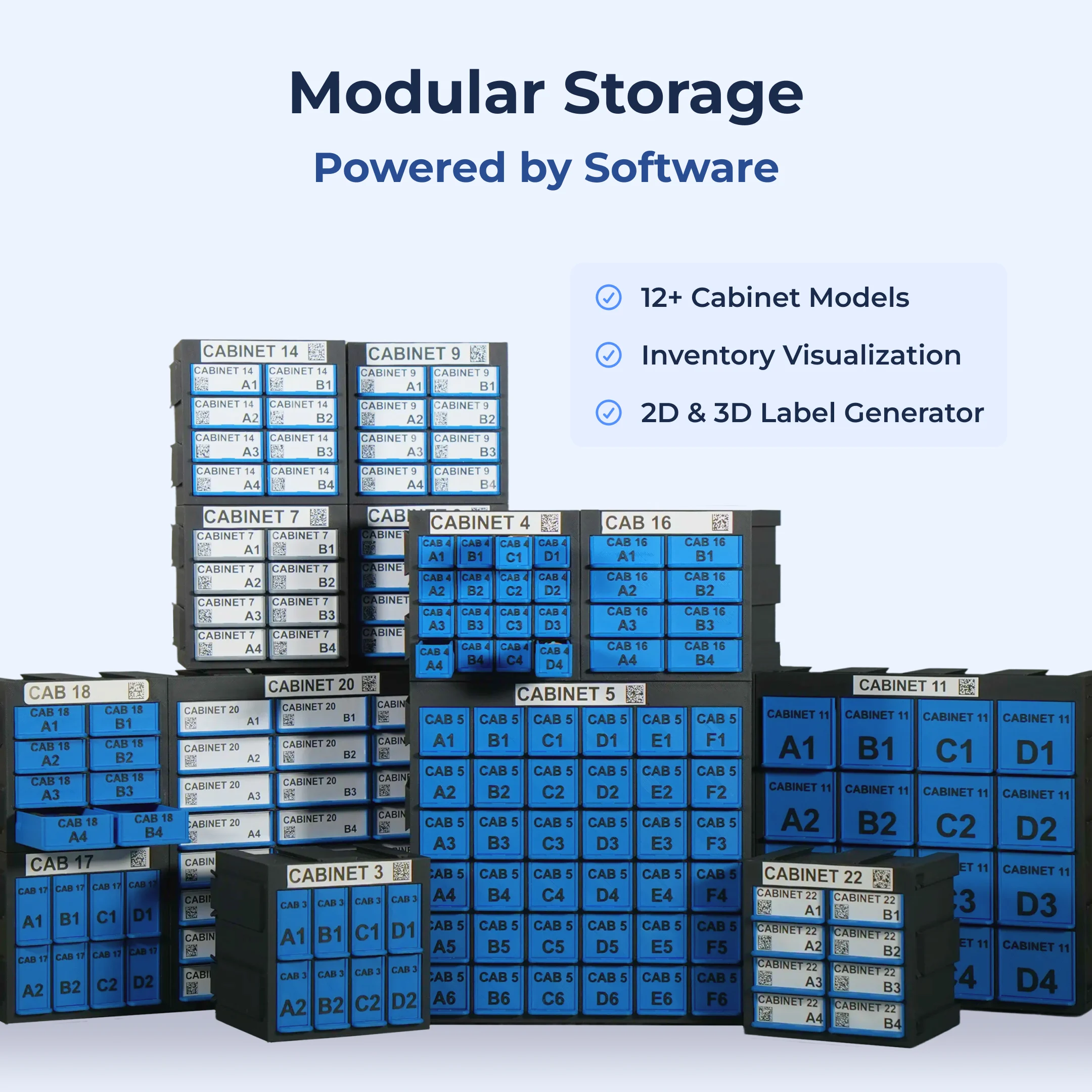 Modular Storage Cabinets by BOM-Trace